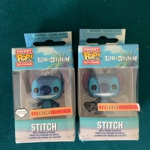 Bo lunch exclusive 2 Disneyland lilo and stitch Diamondbacks sparkle keychains